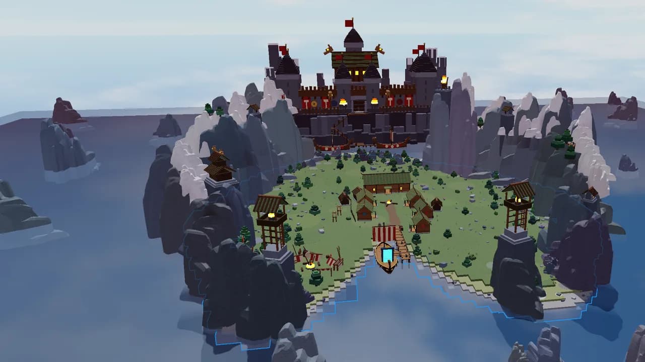Map generated in VibeStarter : Cliffside castle