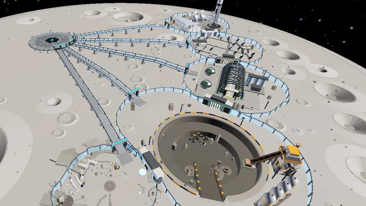 Map generated in VibeStarter : Moon base