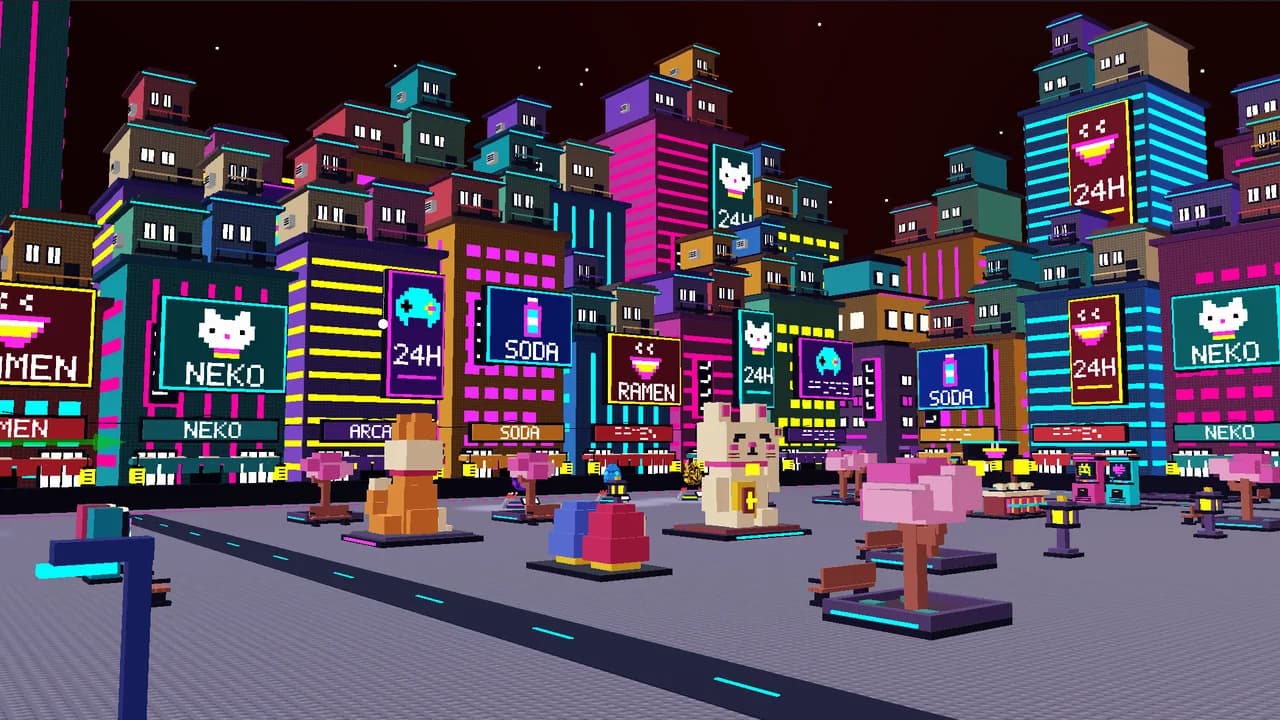 Map generated in VibeStarter : Neon Tokyo