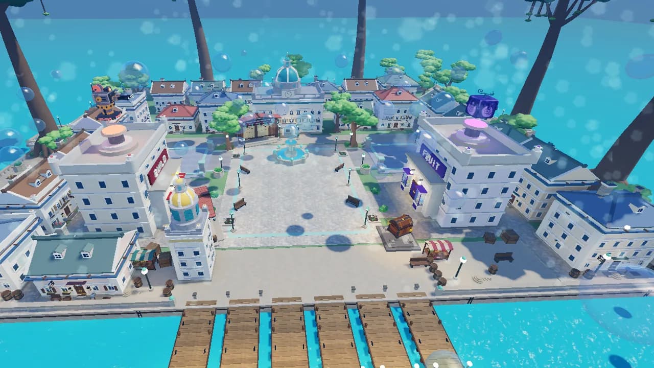 Map generated in VibeStarter : Seaside town