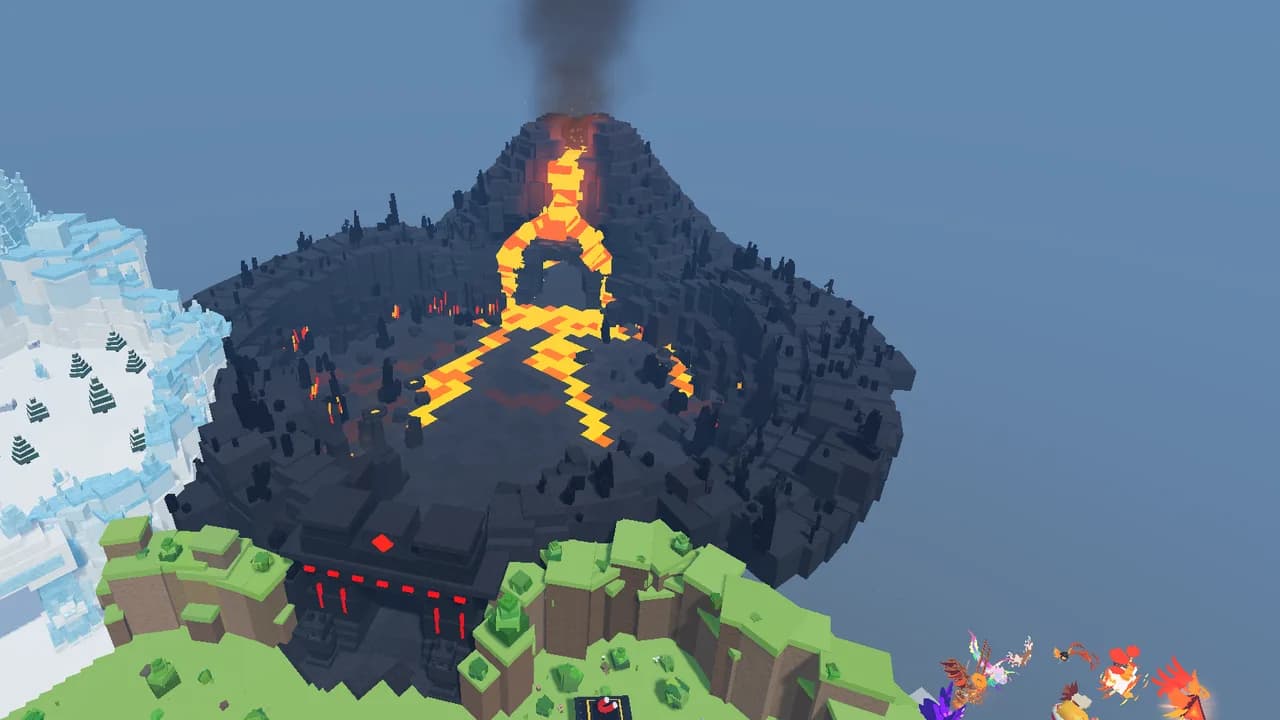 Map generated in VibeStarter : Volcano